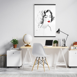 Magnétique 20 x 30 - Femme aquarelle