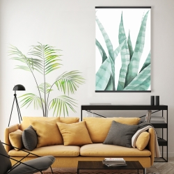 Magnetic 20 x 30 - Watercolor striped desert plant