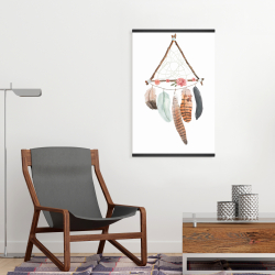 Magnétique 20 x 30 - Capteur de rêves triangulaire 