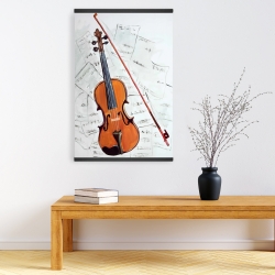 Magnétique 20 x 30 - Violon sur partitions