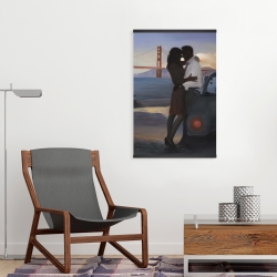 Magnetic 20 x 30 - A loving couple in san francisco