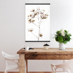 Magnetic 20 x 30 - Cotton flowers branch
