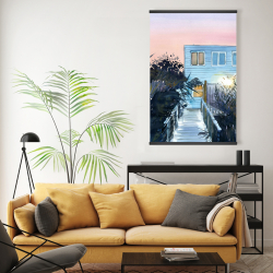 Magnétique 20 x 30 - Maison de plage