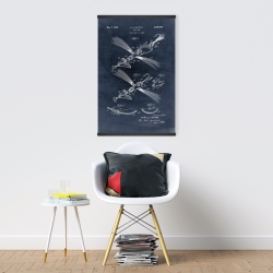 Magnétique 20 x 30 - Plan d'un leurre de poisson
