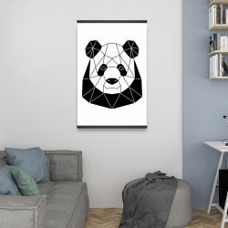 Magnétique 20 x 30 - Panda géométrique