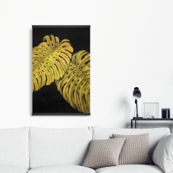 Magnétique 20 x 30 - Feuille monstera doré