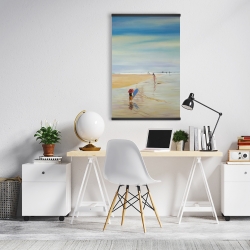 Magnétique 20 x 30 - Enfants à la plage