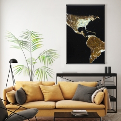 Magnetic 20 x 30 - American continent at night