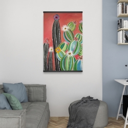 Magnétique 20 x 30 - Cactus en arc-en-ciel