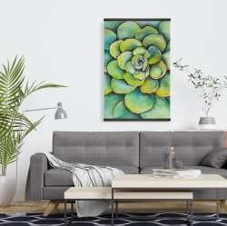 Magnetic 20 x 30 - Watercolor succulent plant