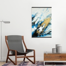 Magnétique 20 x 30 - Marbre bleu et doré
