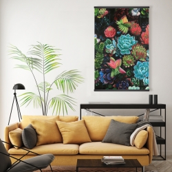 Magnetic 20 x 30 - Set of colorful succulents