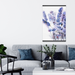 Magnétique 20 x 30 - Fleurs de lavande à l'aquarelle