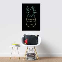 Magnetic 20 x 30 - Neon pineapple