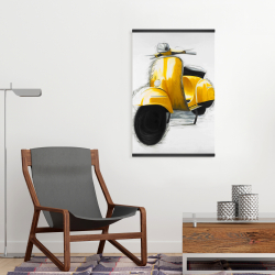 Magnetic 20 x 30 - Yellow italian scooter