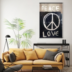 Magnétique 20 x 30 - Peace love
