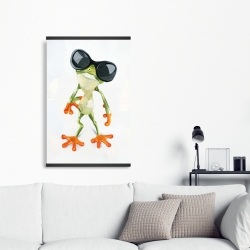 Magnetic 20 x 30 - Funny frog with sunglasses