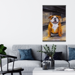 Magnétique 20 x 30 - Bouledogue souriant
