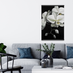 Magnetic 20 x 30 - White orchids