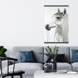Magnetic 20 x 30 - Beautiful white horse
