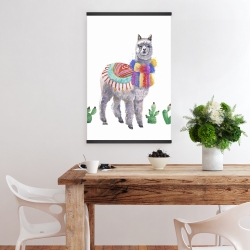 Magnetic 20 x 30 - Traditional peruvian lama