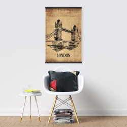Magnetic 20 x 30 - Tower bridge illustration