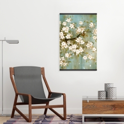 Magnétique 20 x 30 - Cerisier blanc en fleurs