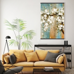 Magnétique 20 x 30 - Fleurs de cerisier