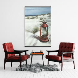 Magnétique 28 x 42 - Lanterne sur la plage