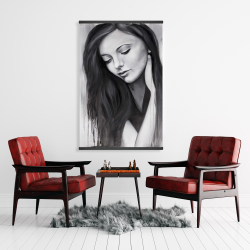 Magnetic 28 x 42 - Realistic woman portrait