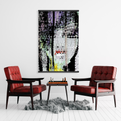 Magnetic 28 x 42 - Abstract colorful woman face