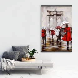 Magnetic 28 x 42 - Walk on the brooklyn bridge