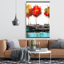 Magnetic 28 x 42 - Modern style trees