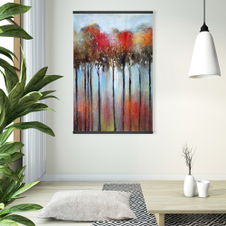 Magnétique 28 x 42 - Forêt abstraite et colorée