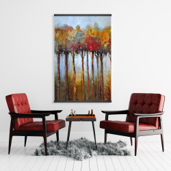Magnetic 28 x 42 - Colorful leaves trees