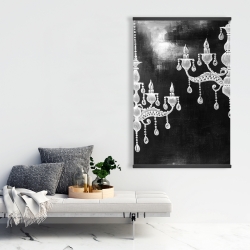 Magnetic 28 x 42 - White chandeliers