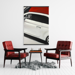 Magnetic 28 x 42 - Italian red and white car