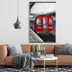 Magnétique 28 x 42 - Attente du métro