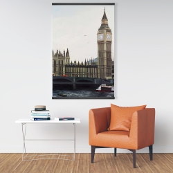 Magnetic 28 x 42 - Big ben clock elizabeth tower in london