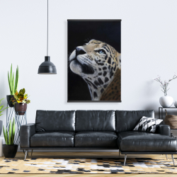 Magnetic 28 x 42 - Realistic leopard face