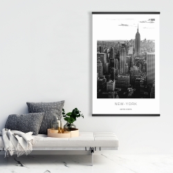 Magnétique 28 x 42 - Ville de new york au couché du soleil