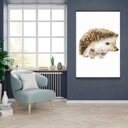 Magnétique 28 x 42 - Hérisson à l'aquarelle