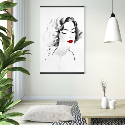 Magnétique 28 x 42 - Femme aquarelle