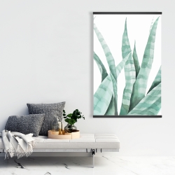 Magnetic 28 x 42 - Watercolor striped desert plant