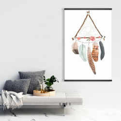 Magnétique 28 x 42 - Capteur de rêves triangulaire 