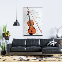 Magnétique 28 x 42 - Violon sur partitions