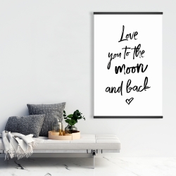 Magnetic 28 x 42 - Love you to the moon and back