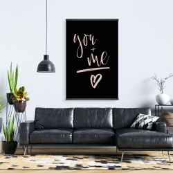 Magnetic 28 x 42 - You + me