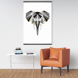 Magnétique 28 x 42 - éléphant géométrique