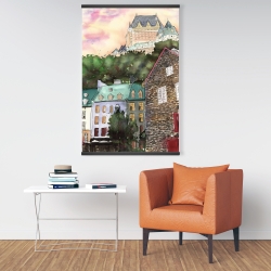 Magnetic 28 x 42 - Château frontenac in the petit champlain
